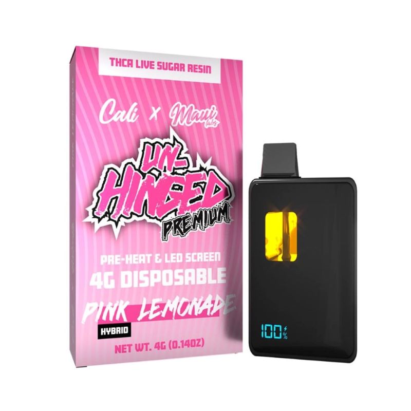 pink lemonade cali x unhinged pre heat premium disposable