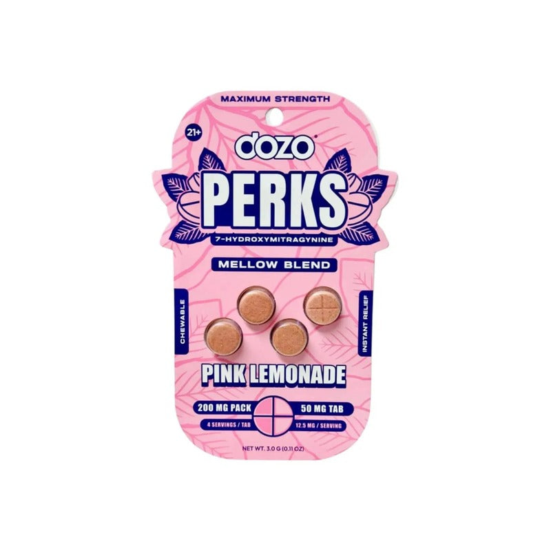 pink lemonade dozo 7hydroxy perks tablet 200mg