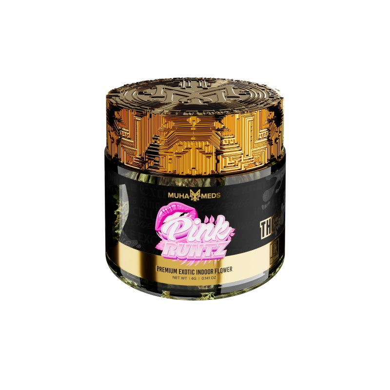 pink runtz muha meds thca flower jar