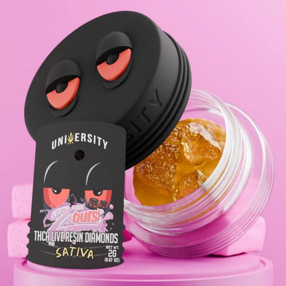 pink zaburst runtz university live resin thca dab