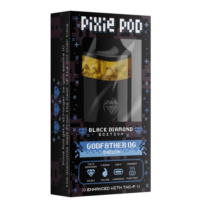 godfather og pixie pod black diamond thc-a 4g