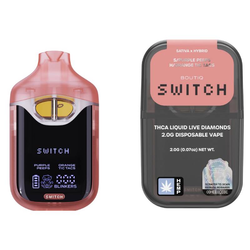 purple peeps orange tic boutiq switch thc a 2g