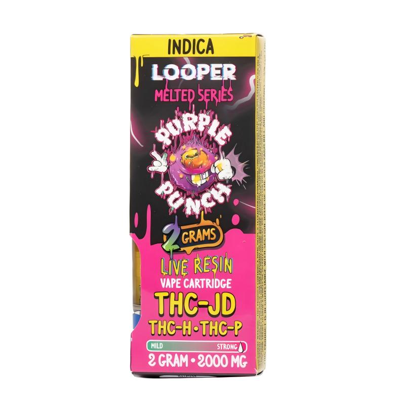 purple punch looper melted live resin cart 2g