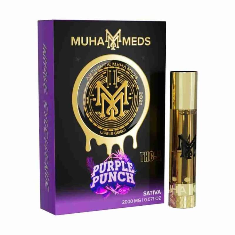 purple punch muha meds thca cartridge 2g