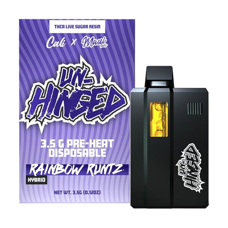 rainbow runtz cali x unhinged thca disposable