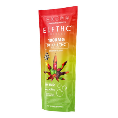 rainbow sours elfthc d8 thcp gummies