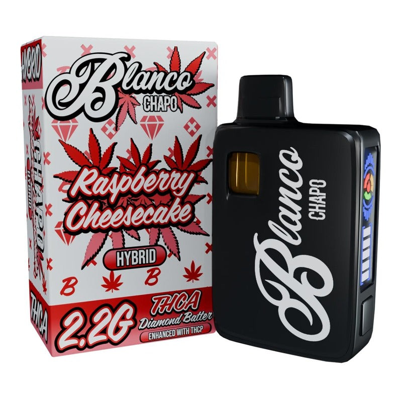 raspberry cheesecake chapo blanco thca butter disposable 2.2g
