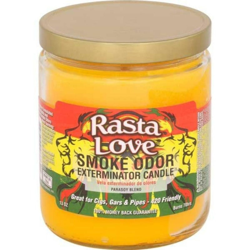 rasta love smoke odor 13oz candle