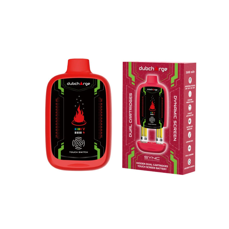 red dubcharge sync battery