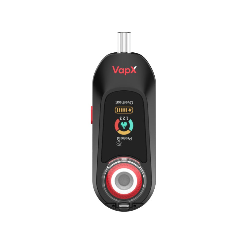 red vapx reusable magic bean dabbing kit