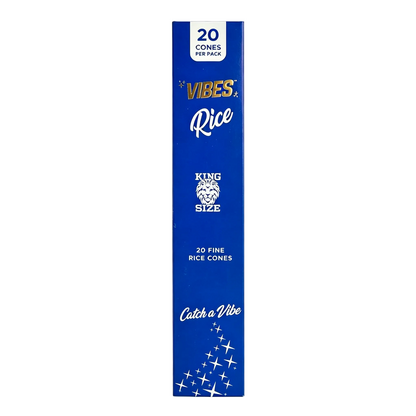 rice vibes king size cones 20 ct