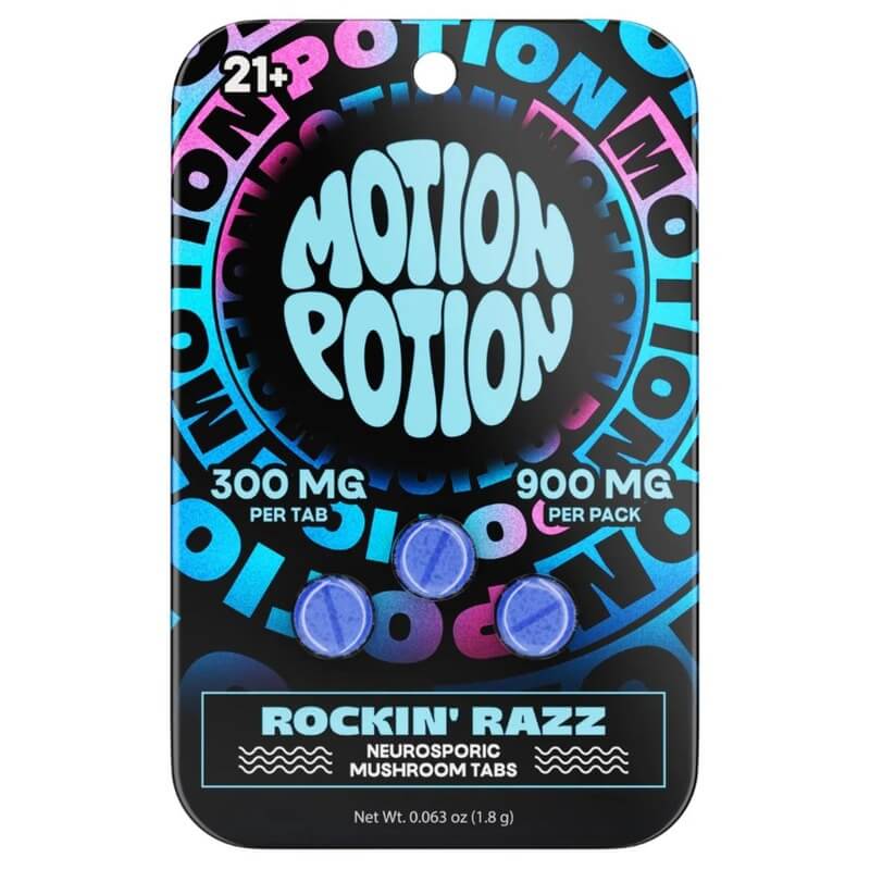 rockin razz motion potion mushroom tablets 3ct