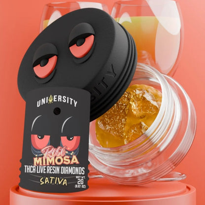 rose mimosa university live resin thca dab