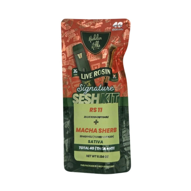 rs 11 matcha sherb hidden hills signature thca sesh kit