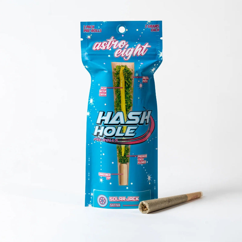 solar jack astro eight thca hash hole pre roll 2g