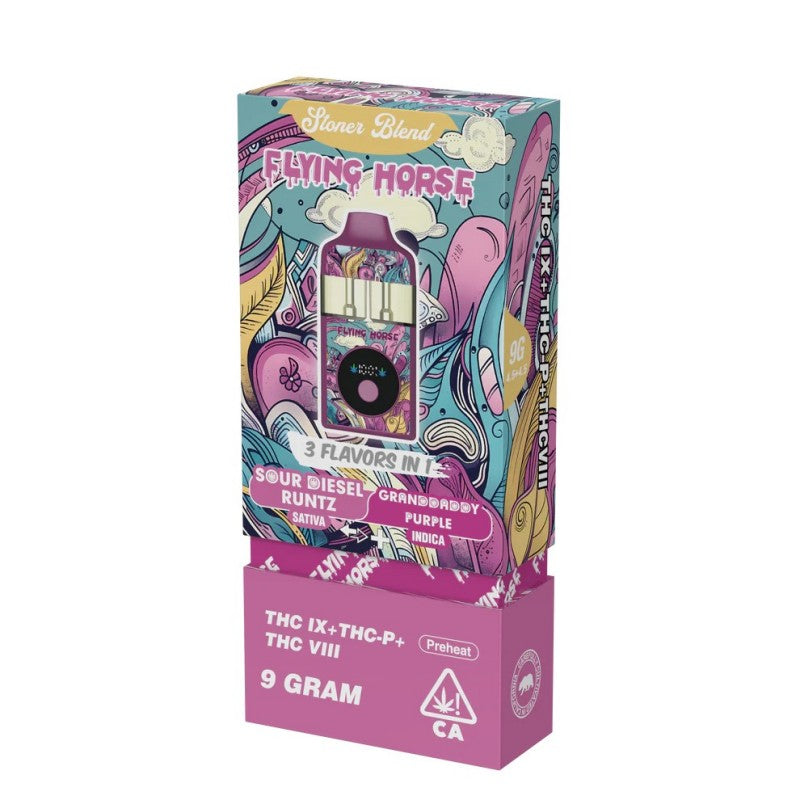 sour diesel runtz granddaddy flying horse stoner blend 9g