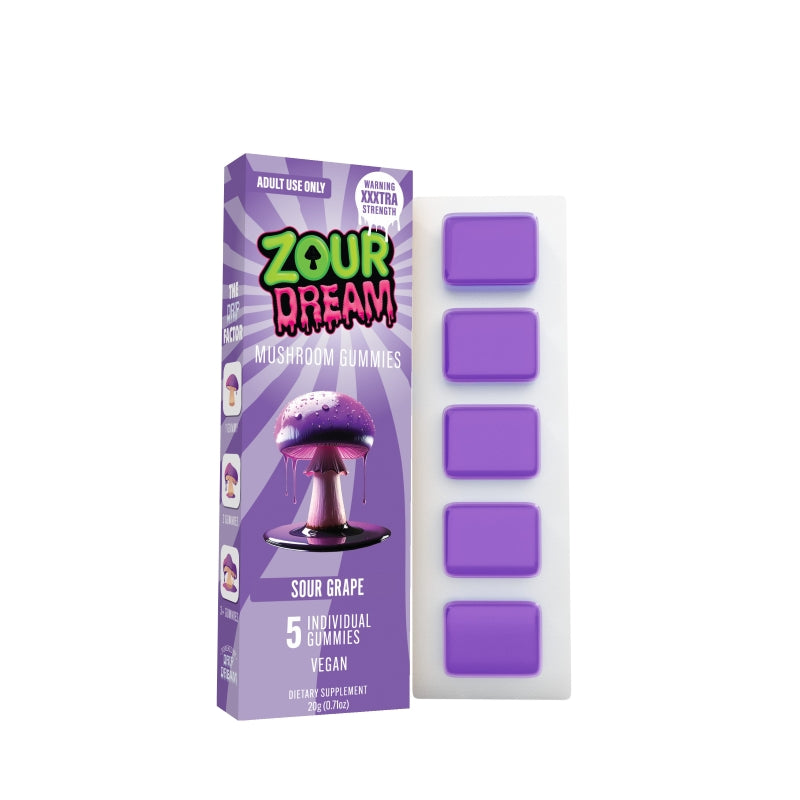 sour grape zour dream gummies