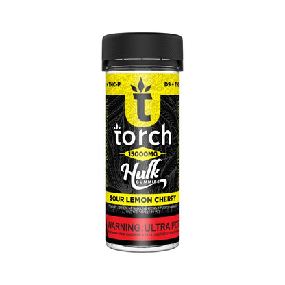 sour lemon cherry torch hulk gummies