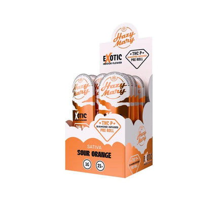 sour orange sativa hazy thcp diamond prerolls 