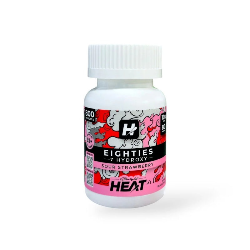 sour strawberry straight heat 7hydroxy eighties tablets bottle