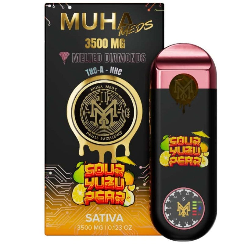 sour yuzu pear muha meds melted diamond 3.5g