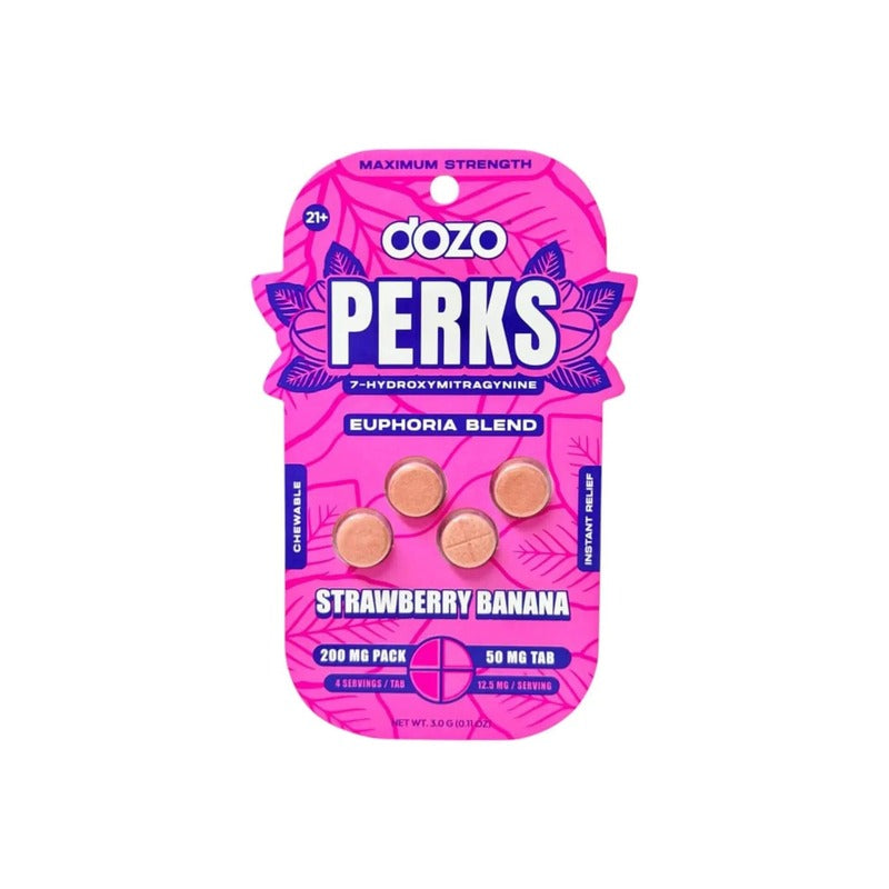 strawberry banana dozo 7hydroxy perks tablet 200mg