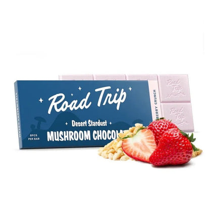 strawberry crunch road trip desert stardust mushroom chocolate