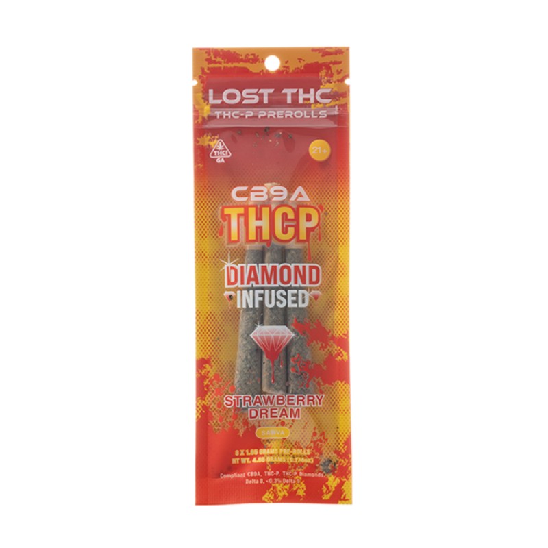 strawberry dream lost thc diamond pre roll