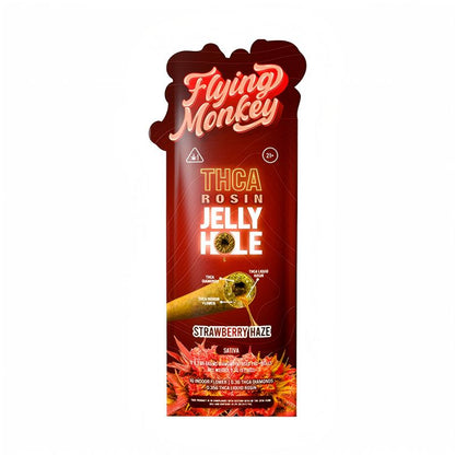 strawberry haze flying monkey jelly hole thca pre-rolls