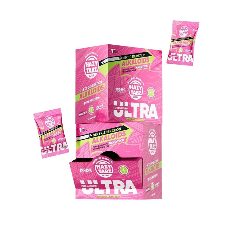 strawberry hazy tabz ultra next gen alkaloid table