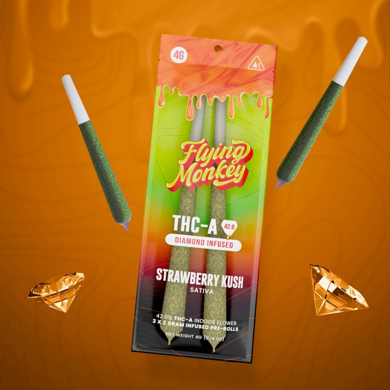 Flying Monkey 42.0 THC-A Pre Roll 4G True Hemp Store Flying Monkey 42.0 THC-A Pre Roll 4G True Hemp Store