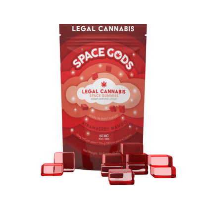 strawberry mango space gods d9 gummies