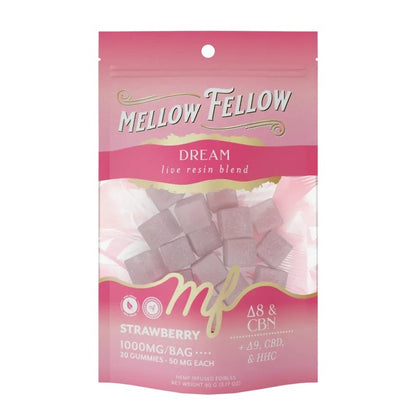 strawberry mellow fellow dream gummies