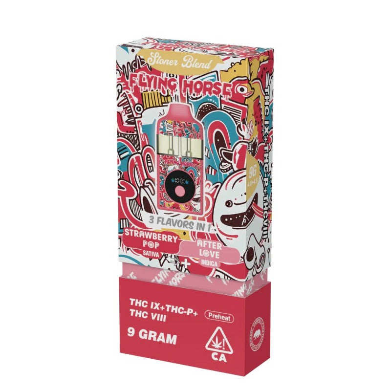 strawberry pop after love flying horse stoner blend 9g