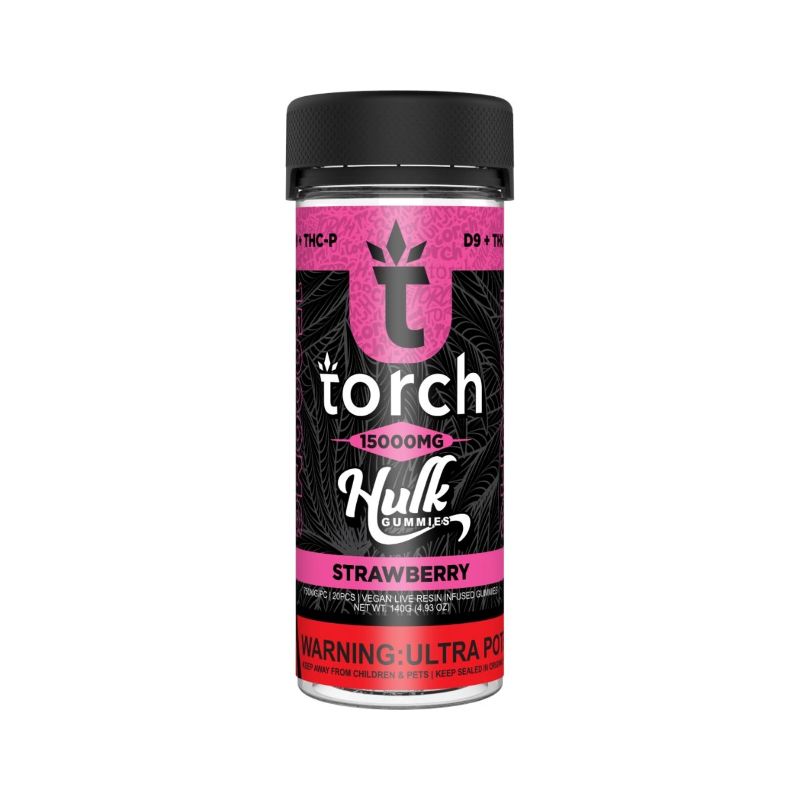 strawberry torch hulk gummies