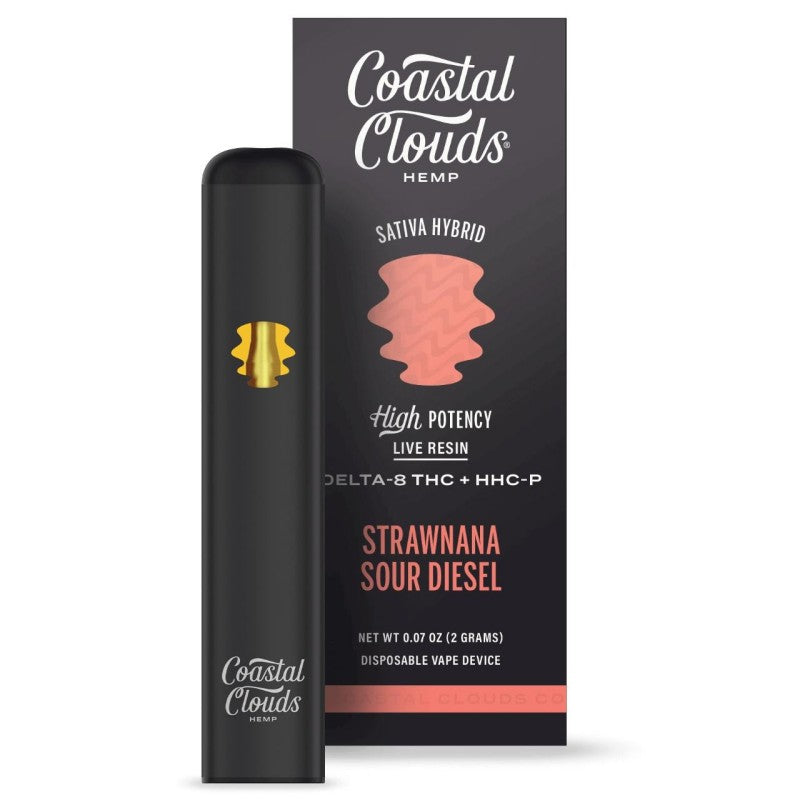 strawnana sour diesel coastal clouds d8 thc 2g