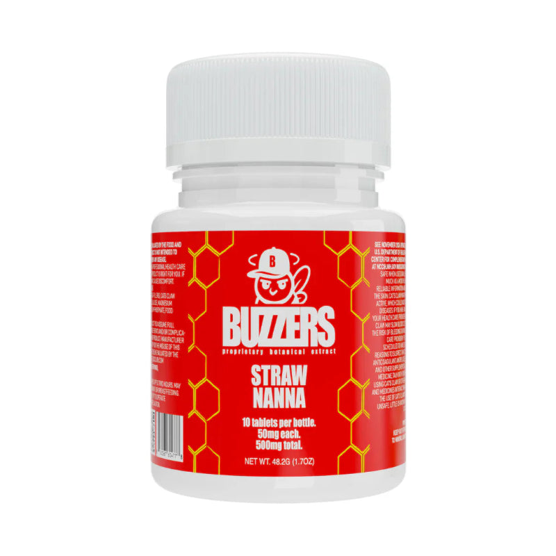 strawnanna buzzers cats claw extract bottle