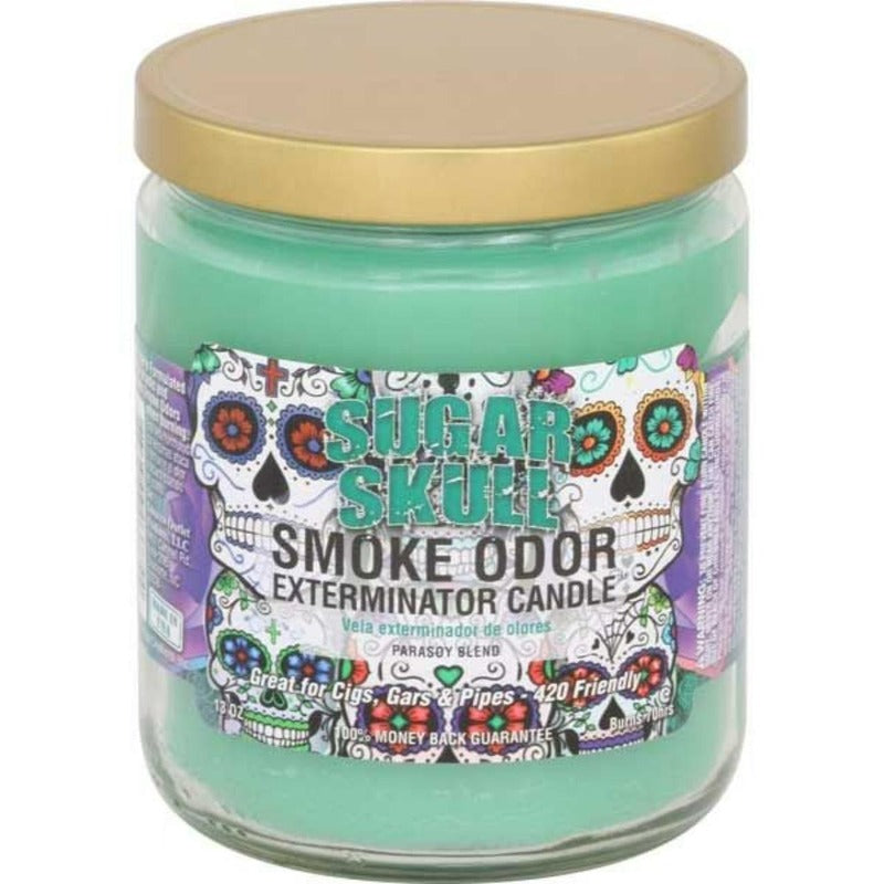 sugar skull smoke odor 13oz candle
