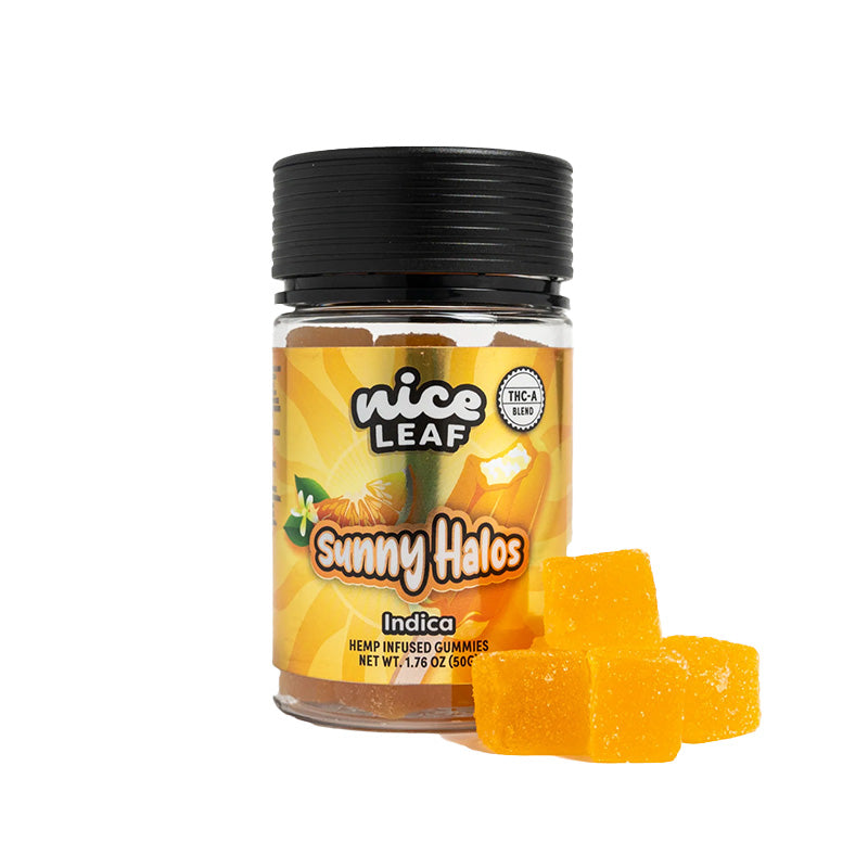sunny halos nice leaf thca gummies