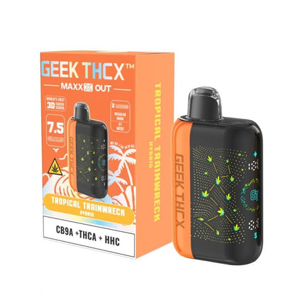 tropical trainwreck geek thcx maxx out disposable