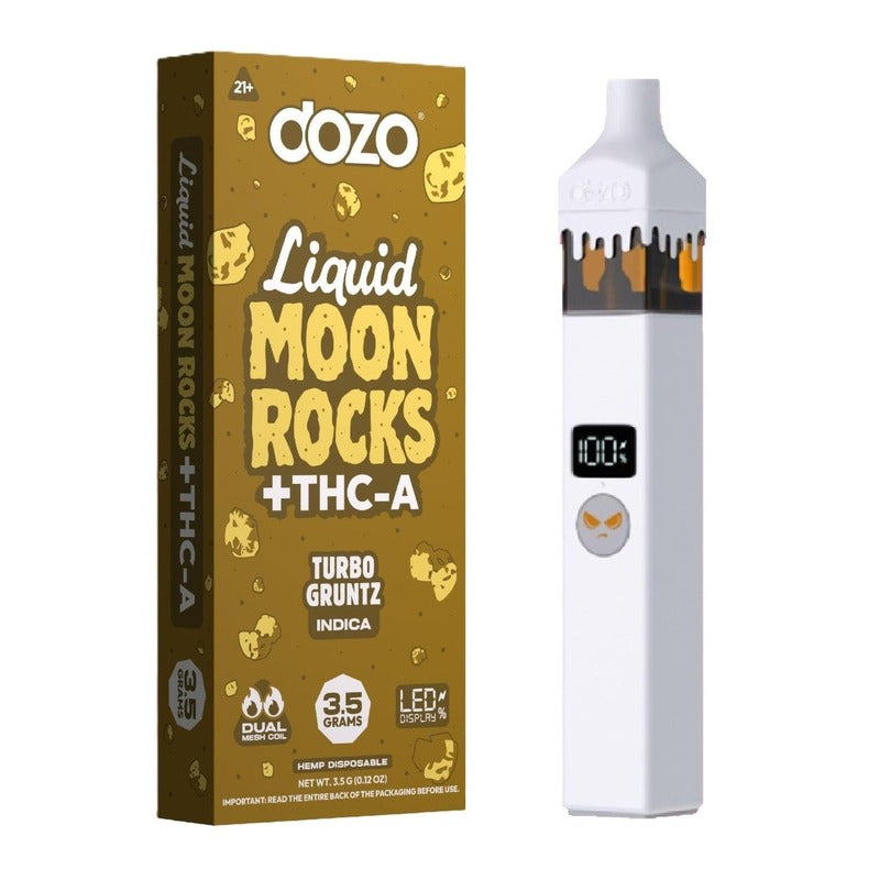 turbo gruntz dozo thca liquid moon rock disposable