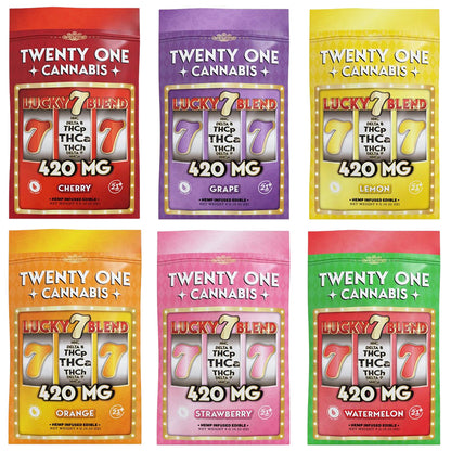 twenty one lucky 7 gummies
