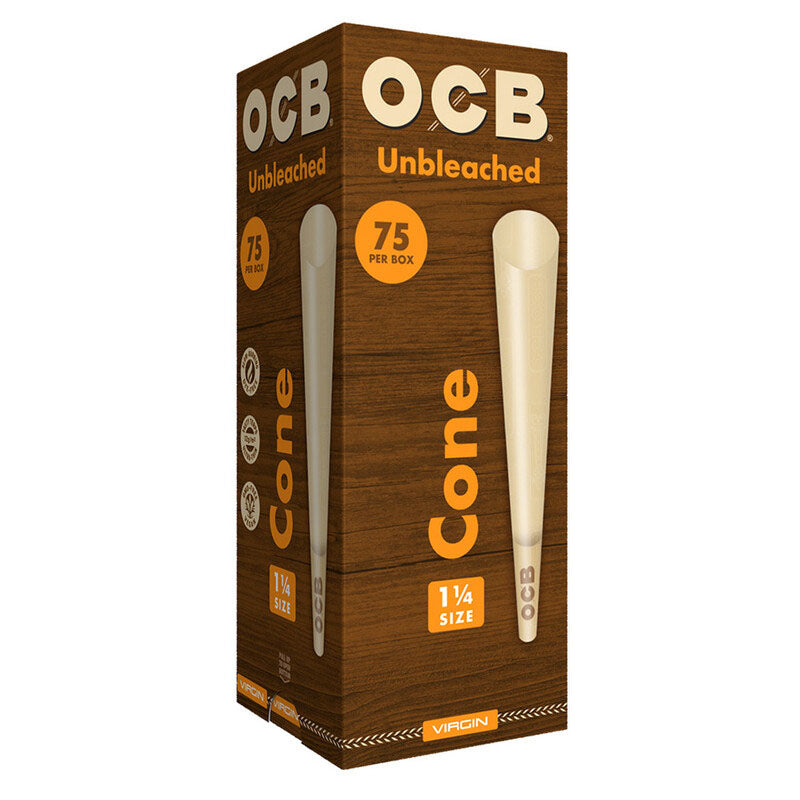 unbleached 114 75ct ocb cones tower