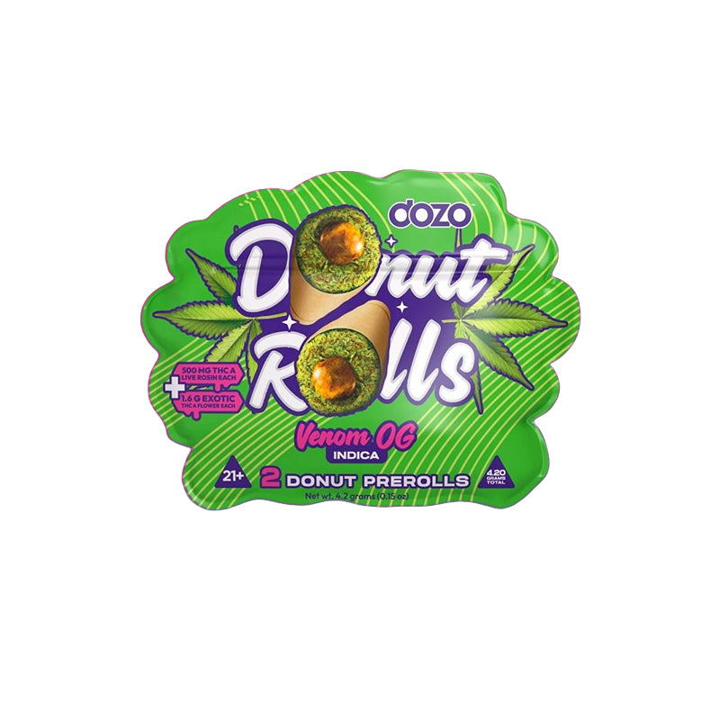 venom og dozo donut rolls live rosin pre rolls 2