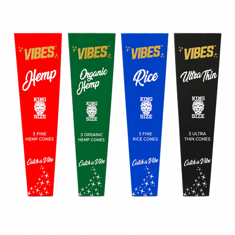 vibes king size cones 3 ct