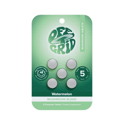 watermelon off grid mushroom blend tablets