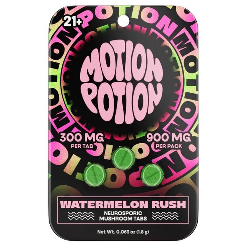 watermelon rush motion potion mushroom tablets 3ct