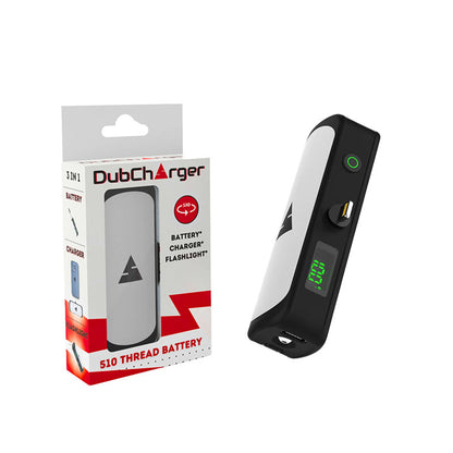 white dubcharge 3 in 1 510 battery