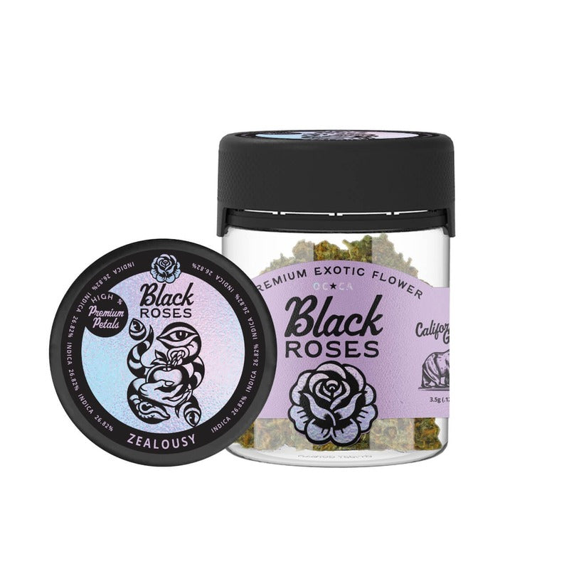zealousy black roses thca premium flower