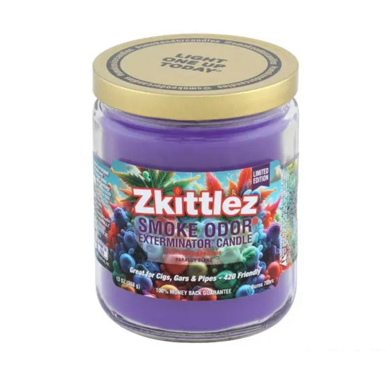 zkittles smoke odor 13oz candle